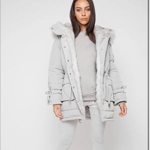 Maniere De Voir Grey LongLine Coat